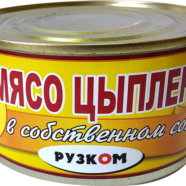 Мясо цыпленка Рузком в собственном соку 325 г