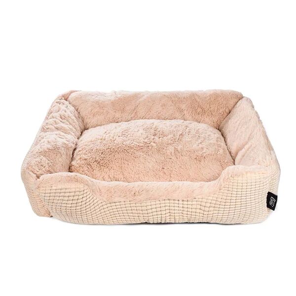 Лежак Rurri для кошек и собак мелких и средних пород 50х40x16 см бежевый