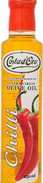 Масло оливковое Costa dOro Extra Virgin Chili Чили нерафинированное 250мл