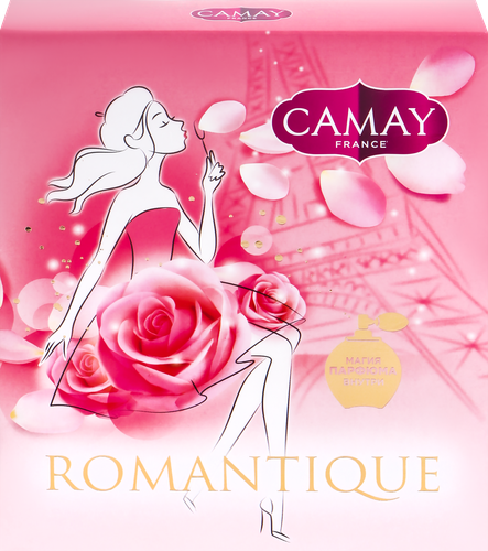 

Набор подарочный CAMAY Romantique Гель для душа, 250мл + Мыло с ароматом французской розы и черной орхидеи