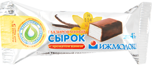 

Сырок глазированный Ижмолоко с ванилью 5% 45 г