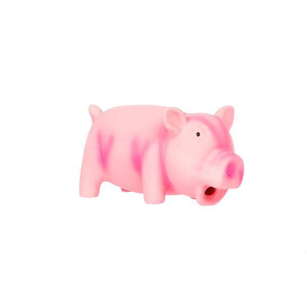 Игрушка для собак Поросёнок розовый латекс 15 см