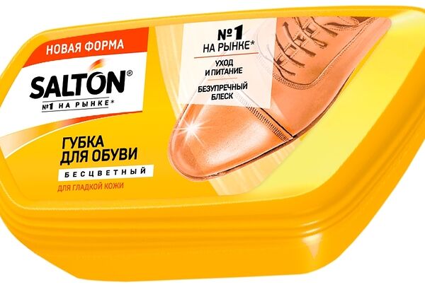 SALTON Губка ВОЛНА д/гладкой кожи с норк.маслом. Бесцветный