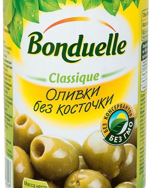 Оливки Bonduelle Classique без косточки, 300г