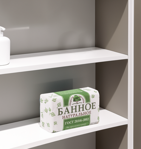 

Мыло туалетное Рецепты чистоты Банное Гост 200 г