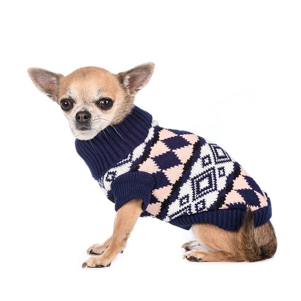 Свитер для собак 20см XS синий (унисекс)