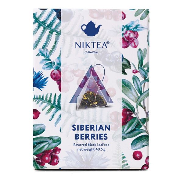 Чай черный Niktea Сибирский Сбор пакетированный 40.5г, Россия