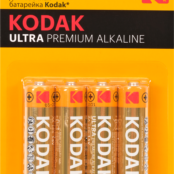 Батарейки Kodak Ultra Premium Alkaline AA-LR6 4 шт.