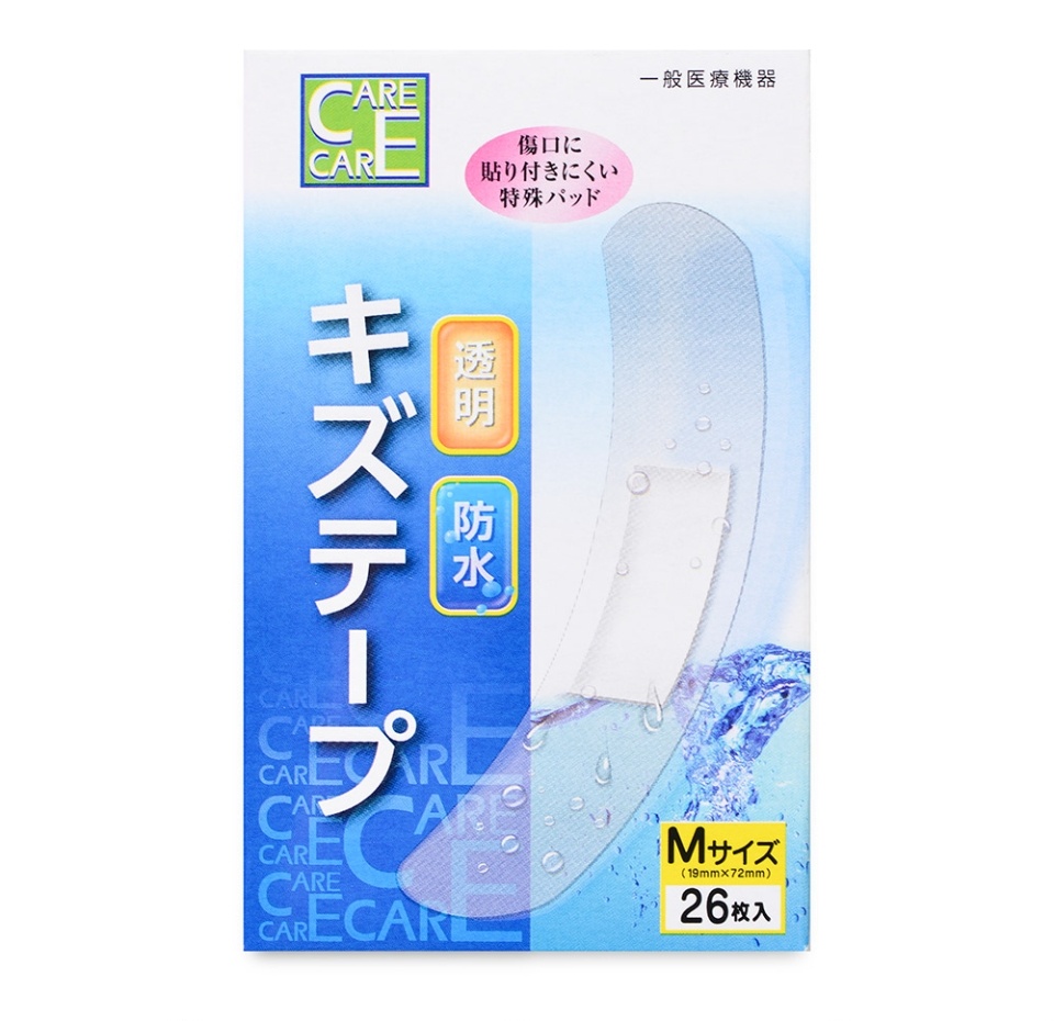 

Пластырь прозрачный водостойкий, размер 19х72 мм, CAN DO 26 шт, Япония