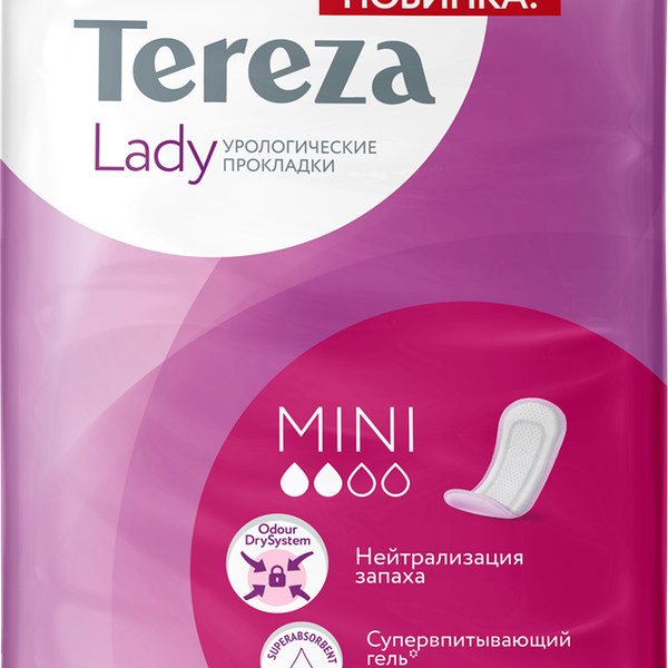 Прокладки урологические TEREZA Lady Mini, 20шт