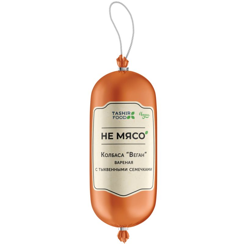 

Колбаса варёная Tashir Food Vegan Не мясо с тыквенными семечками 500 г