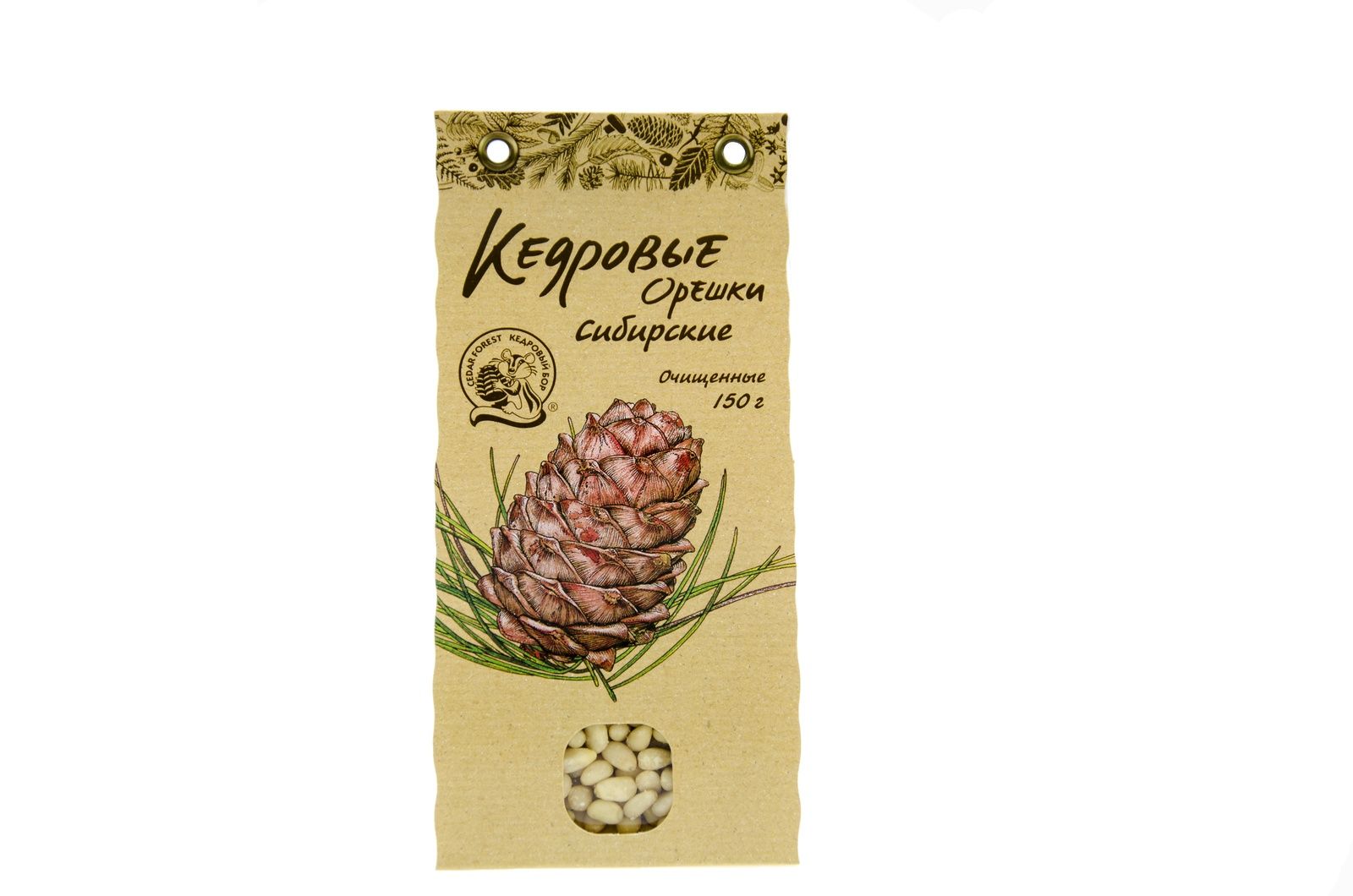 

Кедровые орешки Кедровый бор Сибирские очищенные