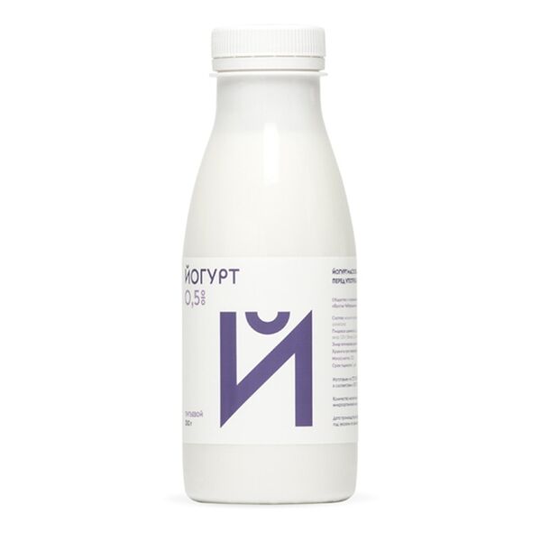 Йогурт питьевой «Классический» 0.5%, «Братья Чебурашкины», Московская область, Россия