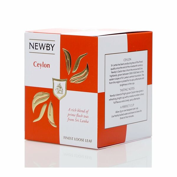 Чай черный Ceylon (Цейлон) листовой ТМ Newby (Ньюбай)