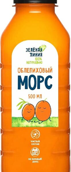 Морс Зеленая линия Облепиховый 500мл