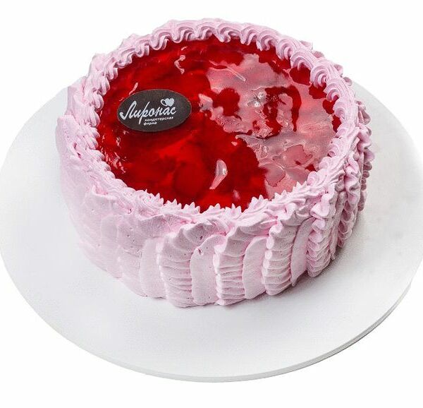 Торт Лиронас Йогуртовый клубнично-вишневый