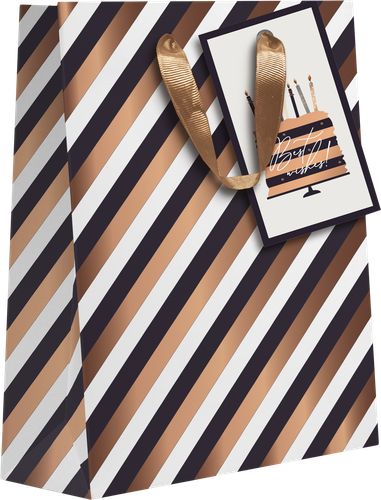 

Пакет подарочный Bronze люкс 41х31х10 см, 1 шт в ассортименте