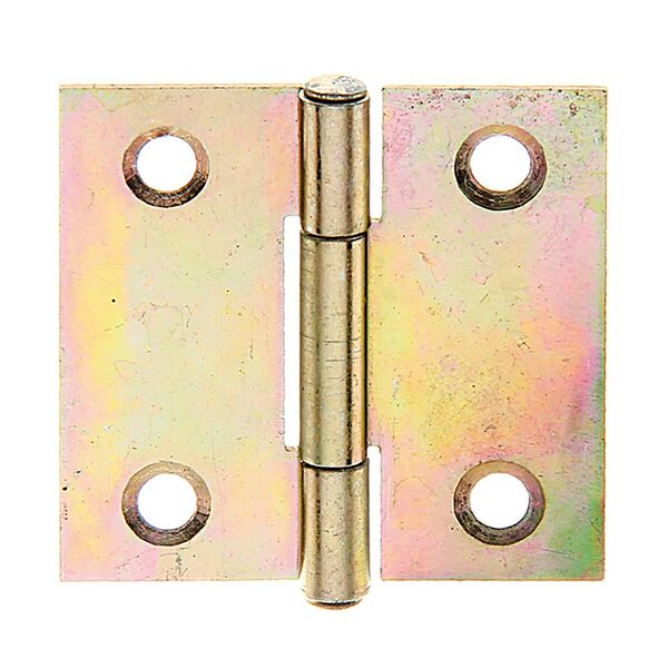 Петля GAH ALBERTS, 31,5х31мм, желтая, оцинкованная