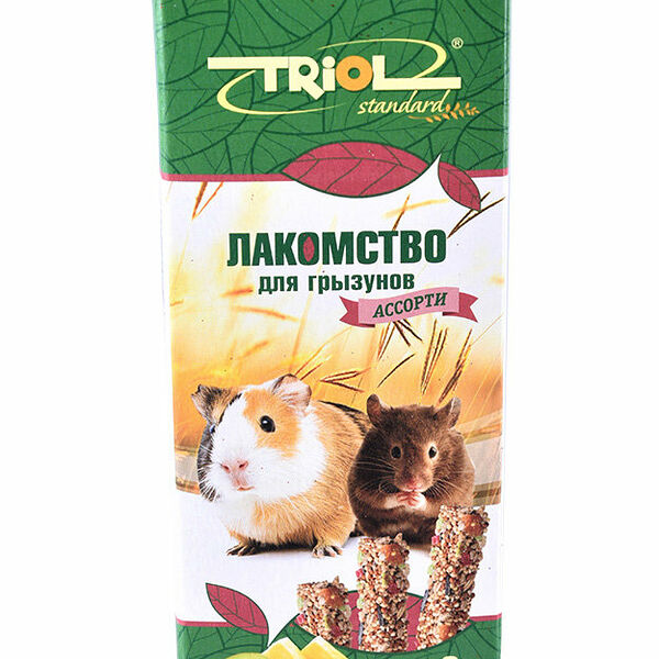 Лакомство  д/грызунов Тriol Standard Ассорти с фруктами овощами орехами