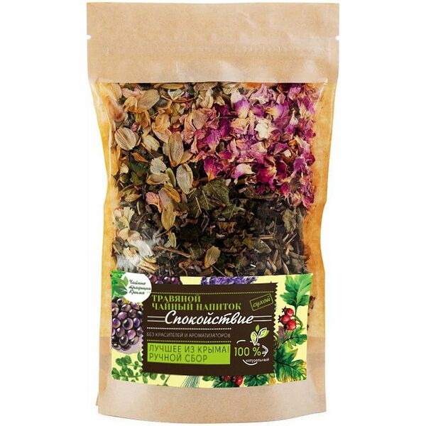 Травяной Чайные Традиции Крыма чай Спокойствие сухой, 40г