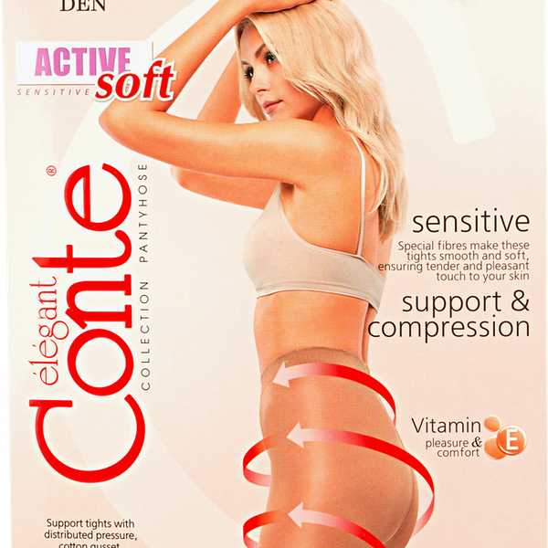 Колготки женские CONTE Active 20 den bronzo 5