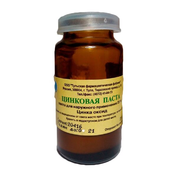 Цинковая паста 25% 25 г
