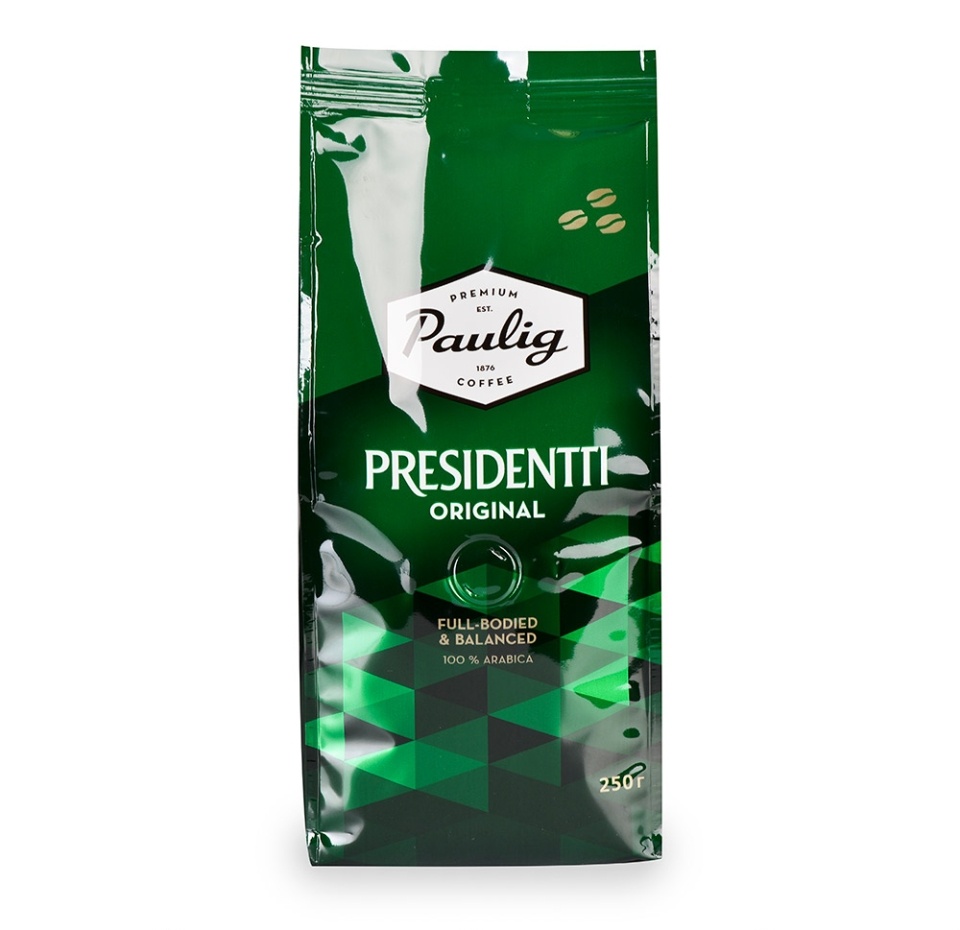 

Кофе в зёрнах Paulig Presidentti Original 250 г