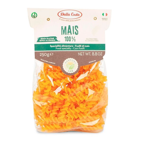 Макаронные изделия Фузилли из кукурузной муки (без глютена) Dalla Costa №10 Wellness Life Style