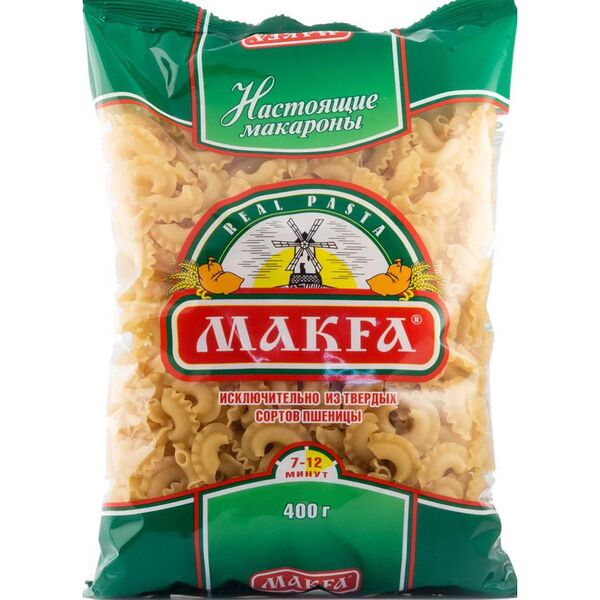 Макароны Makfa Петушиные гребешки 400г