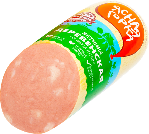 

Ветчина из мяса птицы ЯСНАЯ ГОРКА Деревенская, 500г