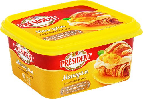 

Сыр плавленый President Маасдам 45% 400 г