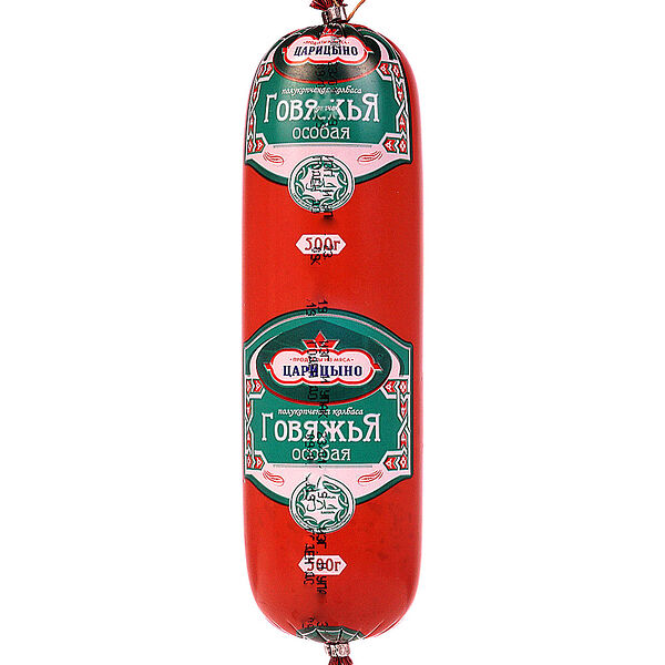 Колбаса полукопченая халяль говяжья Особая Царицыно 500 г