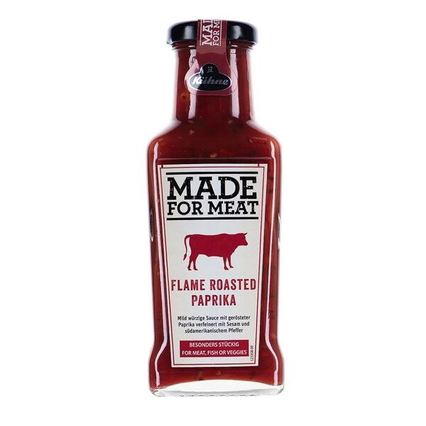 Соус Kuhne Made for Meat Flame roasted paprika Томатный с печеной паприкой 235 мл