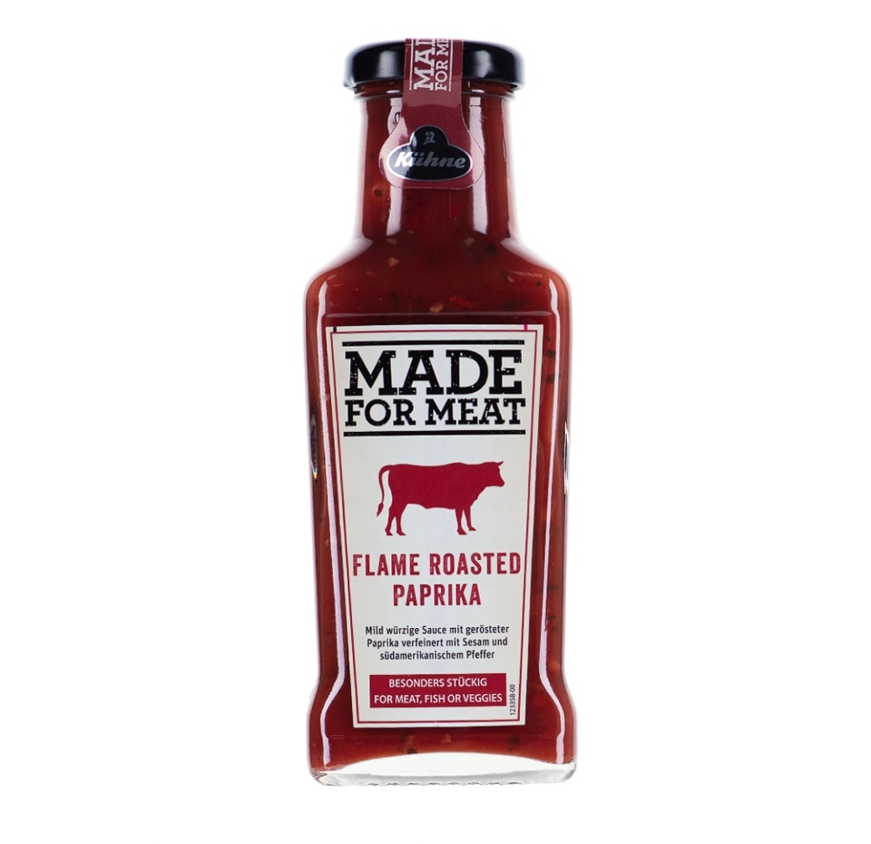 

Соус Kuhne Made for Meat Flame roasted paprika Томатный с печеной паприкой 235 мл