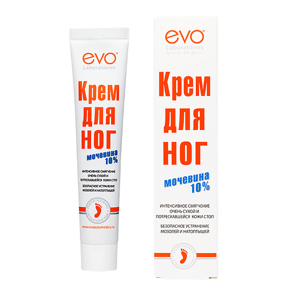 Крем для ног Evo Laboratoires с мочевиной 10% 50 мл