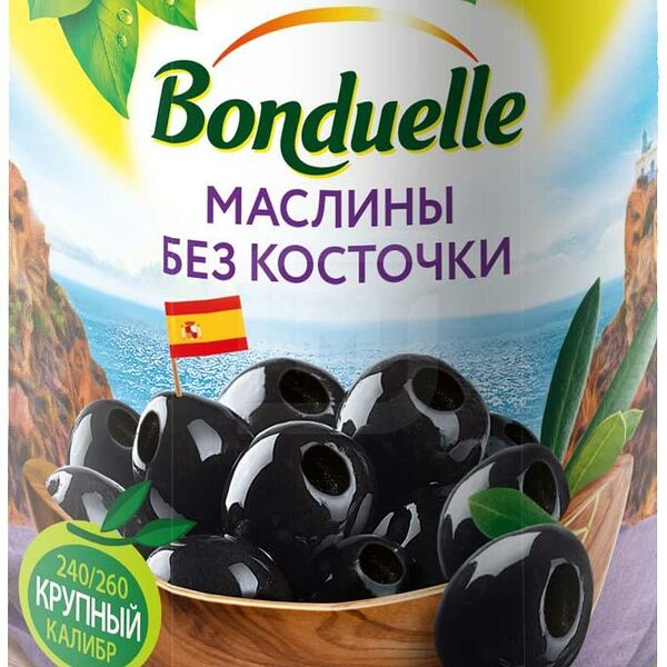 Маслины Bonduelle Classique без косточки
