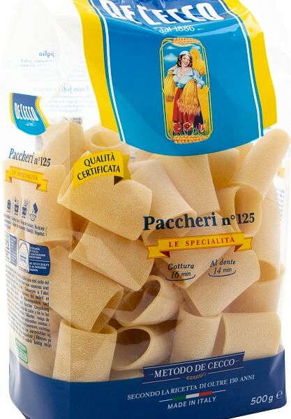 Макароны De Cecco Paccheri №125 500г