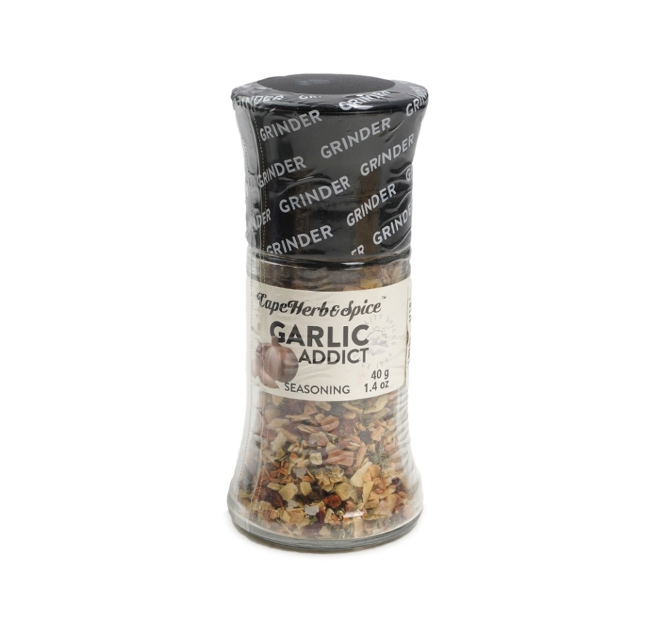 

Приправа CapeHerb&Spice Garlic Addict мини-мельница 40г, Южно-Африканская Республика