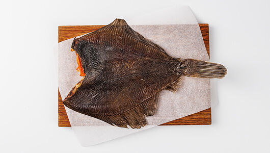 Камбала дальневосточная вяленая без головы с икрой, вес