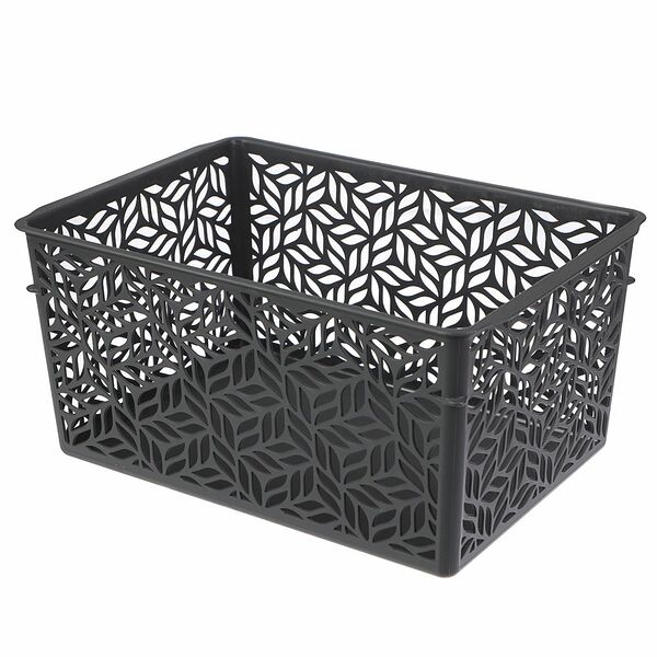 Корзина для хранения Idiland Linden 23×16×11см серый	