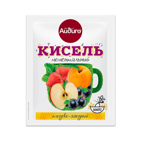 Кисель Айдиго плодово-ягодный 30 г