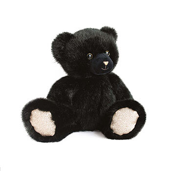 Игрушка мягкая Histoire Dours Медведь цвет дымчато-черный 37см