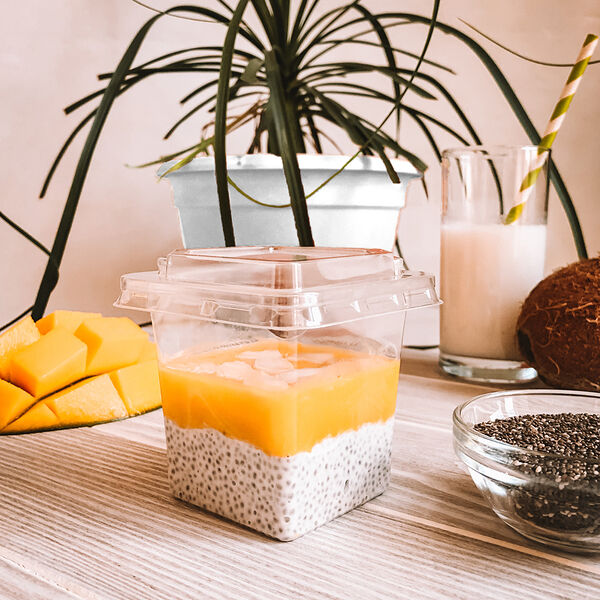 Десерт Чиа-пудинг с манго МясновЪ Пекарня