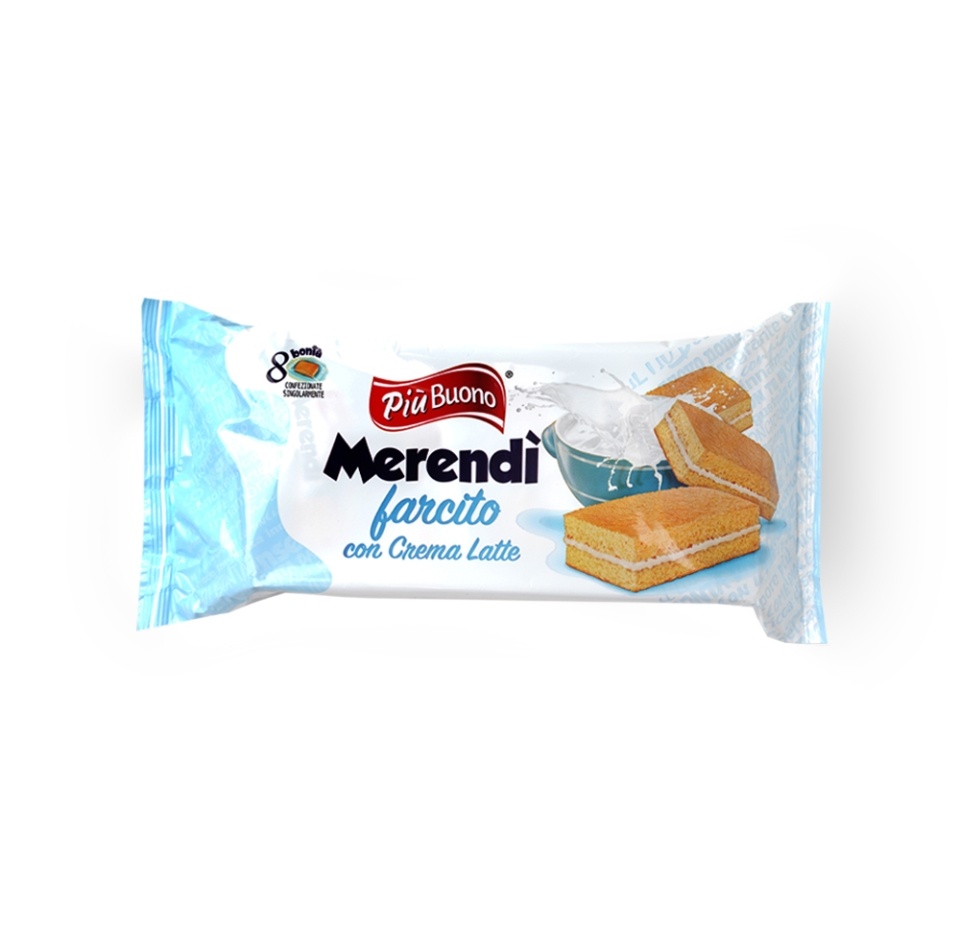 

Бисквиты Merendi с молочным кремом Piu Buono 200 г