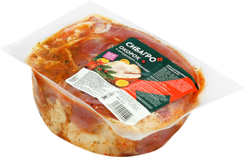 

Окорок свиной Сибагро в цитрусовом маринаде, категория Б, весовой