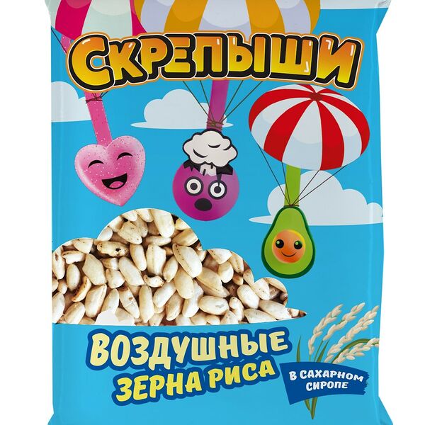 Воздушный рис Скрепыши в сахарном сиропе