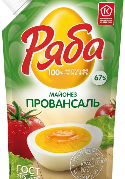 Майонез Ряба Провансаль 67% 192г