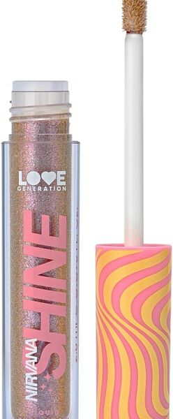 Жидкие тени для век Love Generation Nirvana сияющие Сиреневые Тон 06 2.8мл
