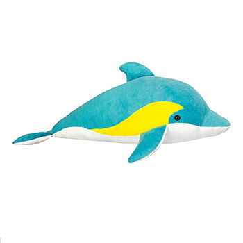 Мягкая игрушка All about Nature Дельфин 40см, серия Морские обитатели, Китай
