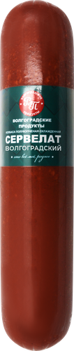 

Колбаса ВОЛГОГРАДСКИЕ ПРОДУК сервелат Волгоградский п/к вес до 400 г